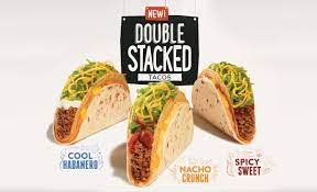 double stacked tacos