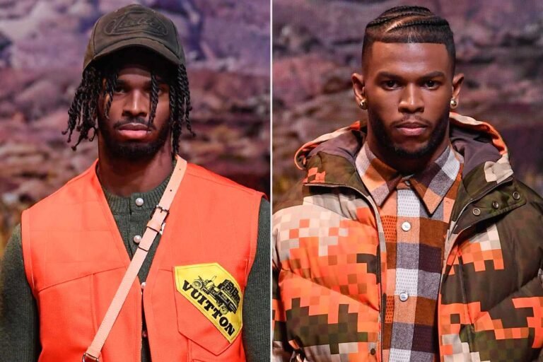 Deion Sanders' Sons in Football Travel to Paris for Fashion Model Runway Appearance