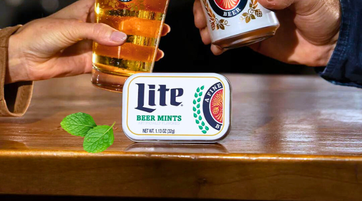 Miller Lite new beer mints