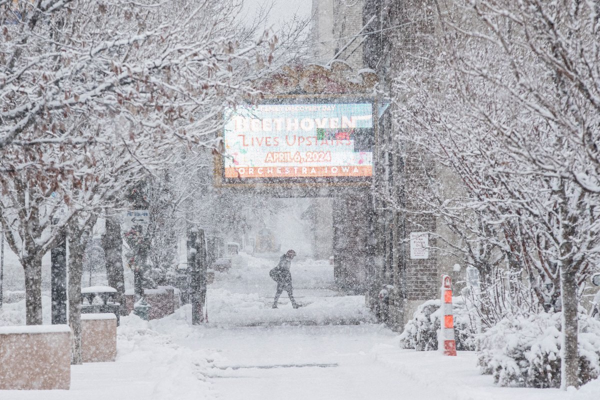 Snowfall in Northeast