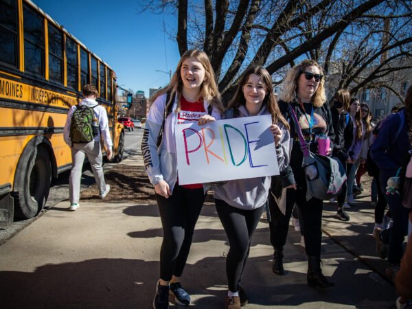 Students across lowa took part in walkouts