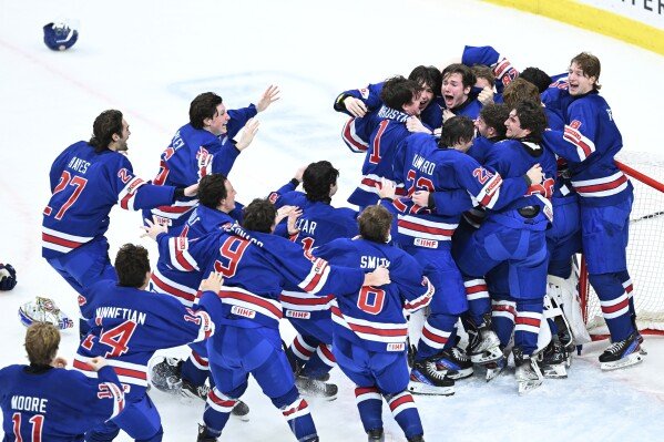 US beats Sweden in Hockey Championship