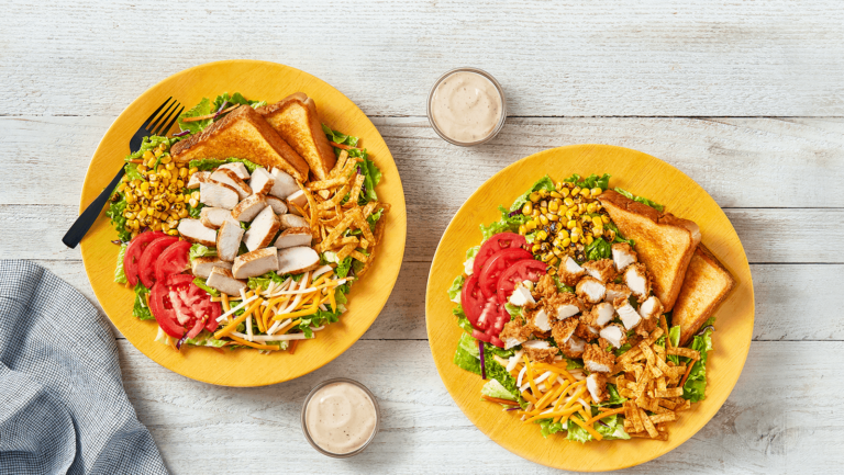 Zaxbys salads and egg rolls