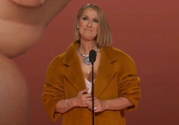 Celine Dion Makes surprise appoearance at grammy