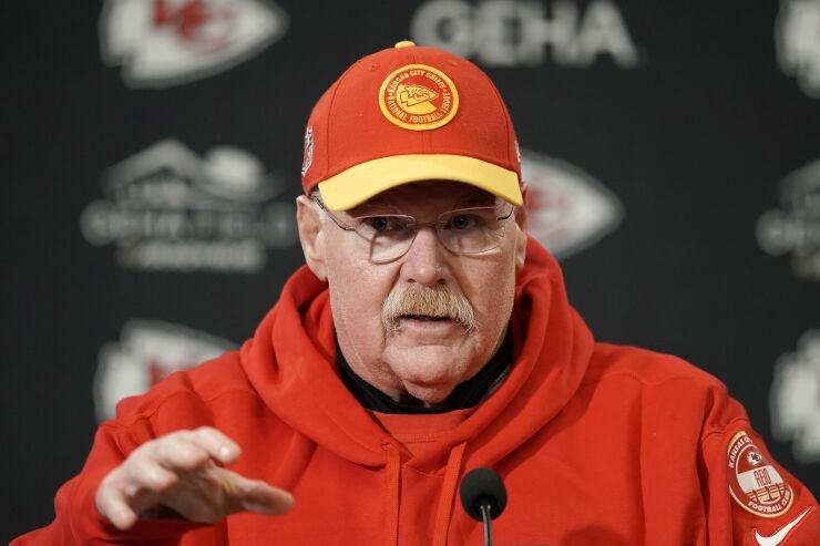 Kansas team coaach Andy Reid is retiring