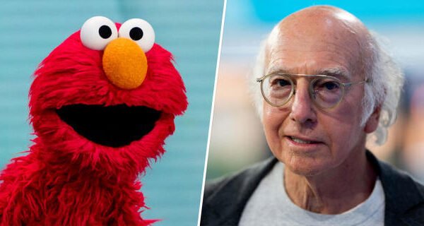 Larry David apologize for squeezing elmo face