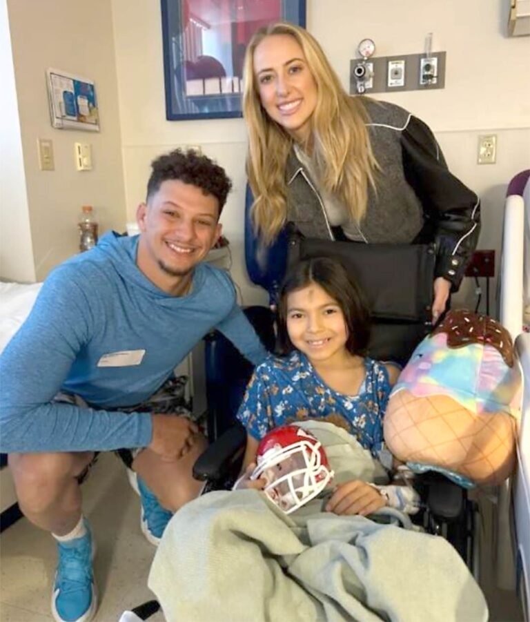 Patrick Mahomes and his wife Brittany attend Super Bowl parade shooting victims, expressing, ‘We are here to offer our support.’