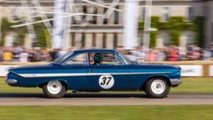 Goodwood Festival of Speed hillclimb featuring iconic racing cars