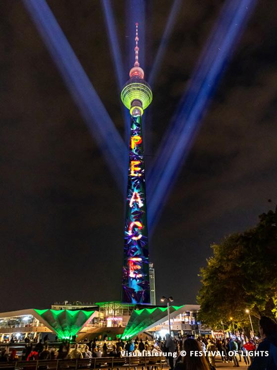 Berlin TV Tower Festival of Lights