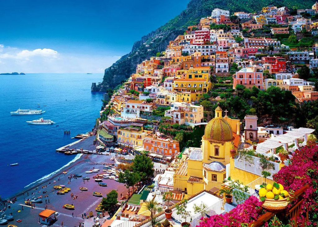 Colorful cliffside village of Positano