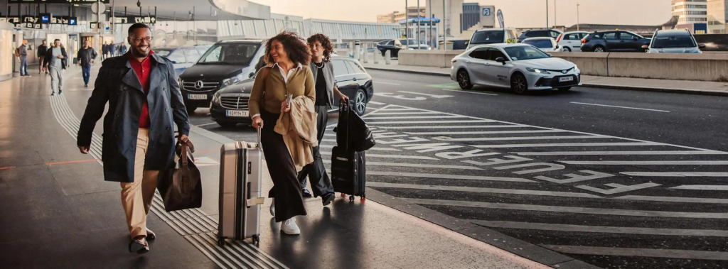 Airport arrivals in Europe