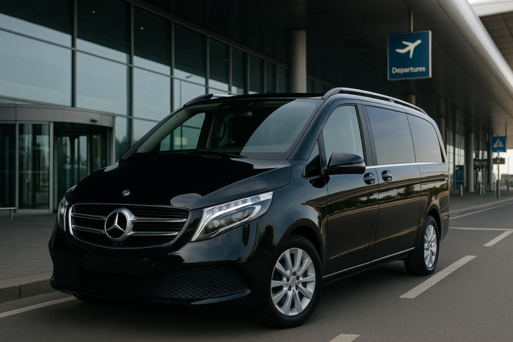 Luxury airport transfer vehicle