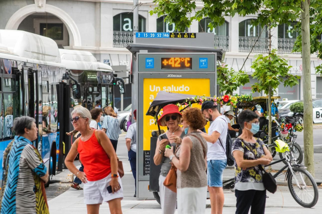 Record temperatures during Europe Heatwave 2026