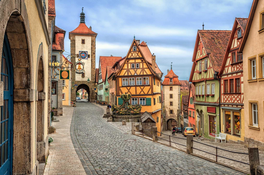 Rothenburg ob der Tauber medieval town Germany
