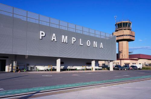 Pamplona Airport arrivals