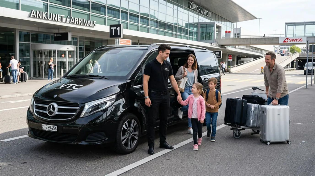 Luxury Mercedes V-Class for family travel in Europe