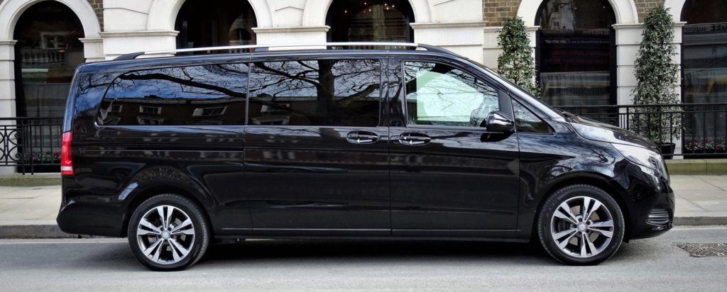 Mercedes V-Class chauffeur service in Europe
