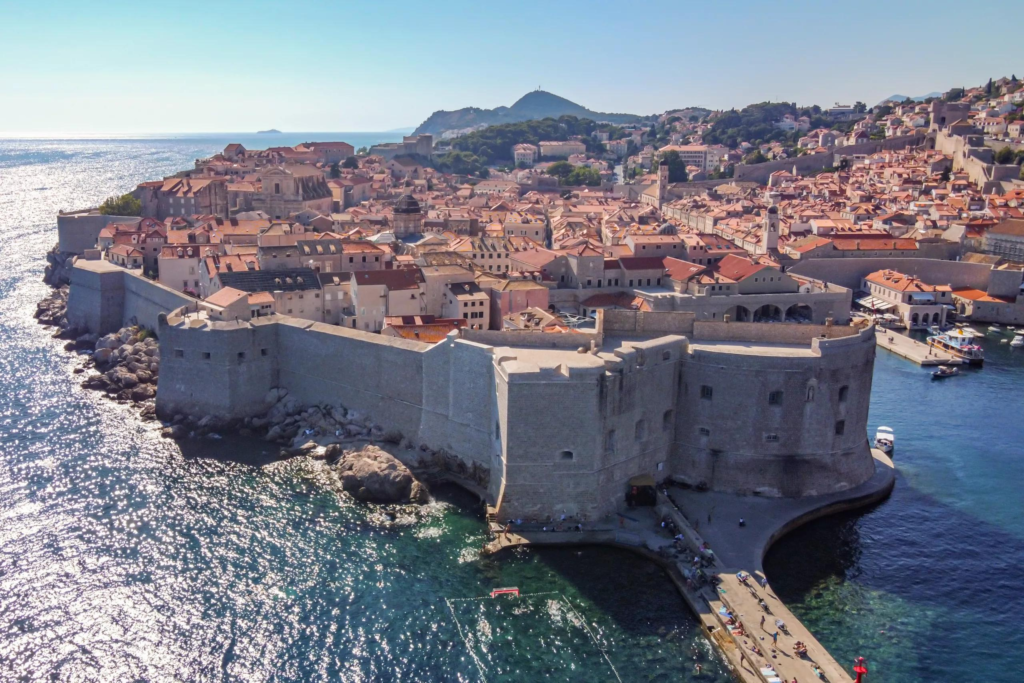 Dubrovnik Croatia Old Town city walls