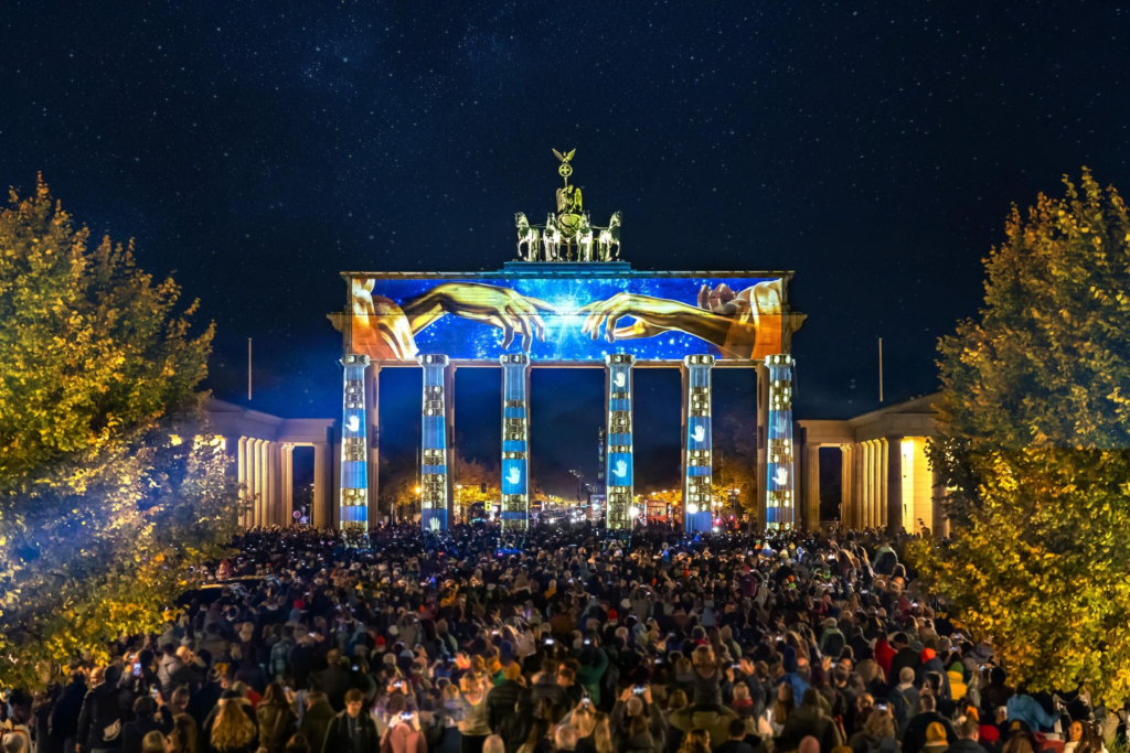 Brandenburg Gate during Berlin Festival of Lights