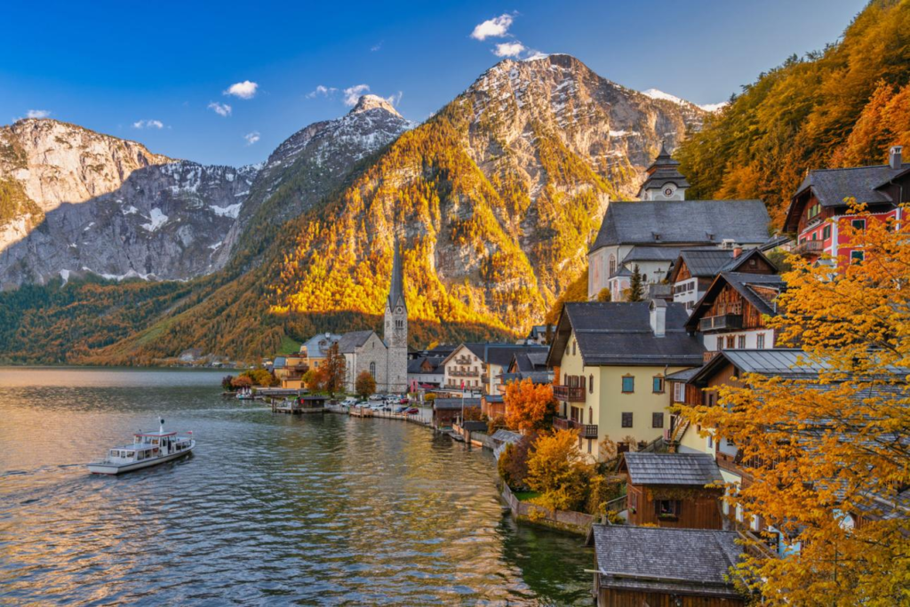 Hallstatt Austria autumn