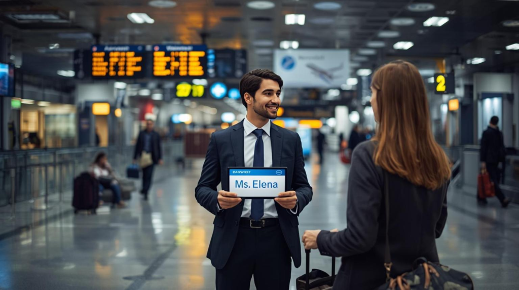 Airport chauffeur meet and greet