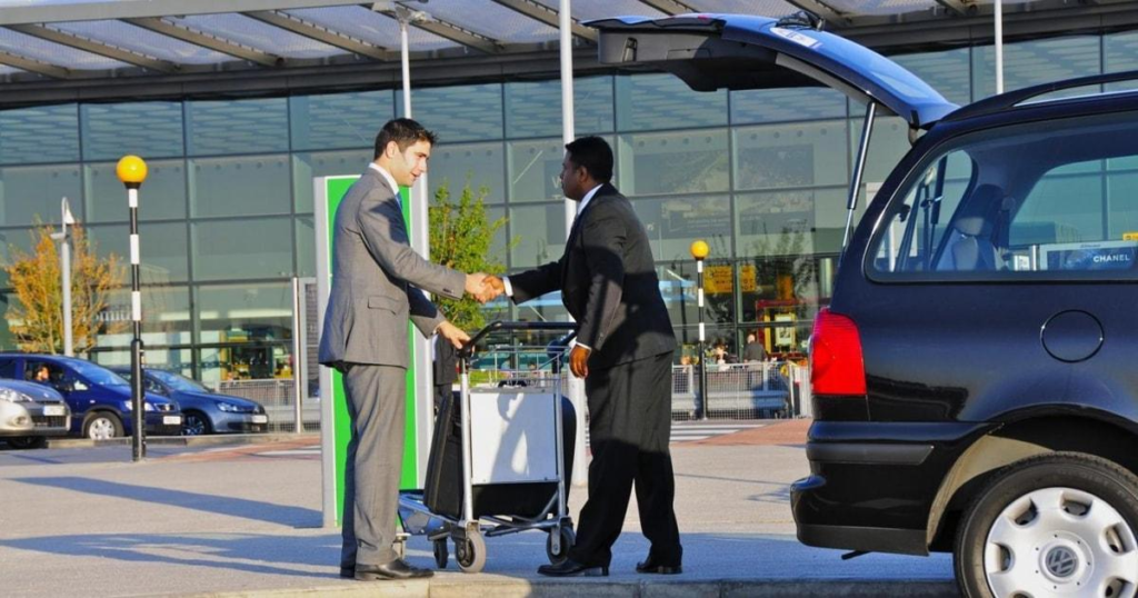 Professional chauffeur airport pickup in Europe